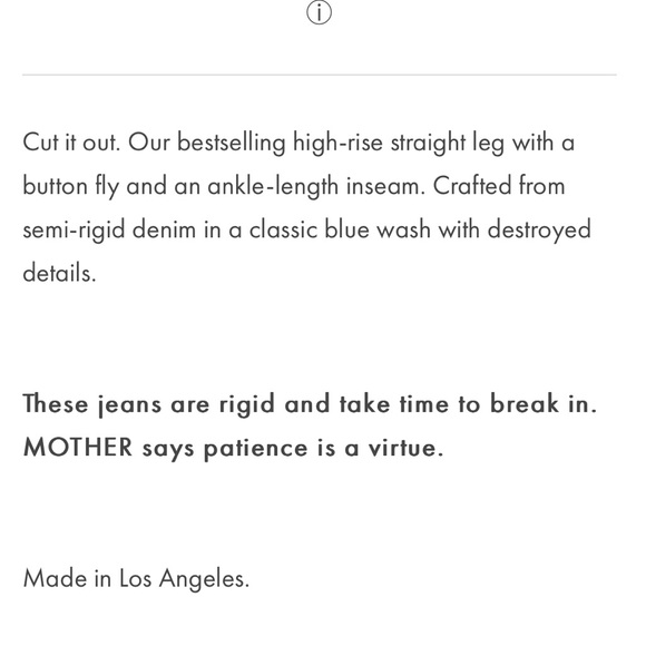 MOTHER SUPERIOR Tomcat Jeans Playing With Scissors Cropped Straight Leg 29 - Picture 12 of 16